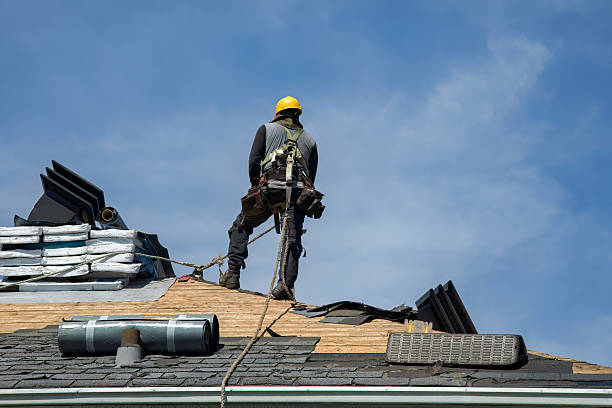 Professional Roofing technician working in Brightwood, VA